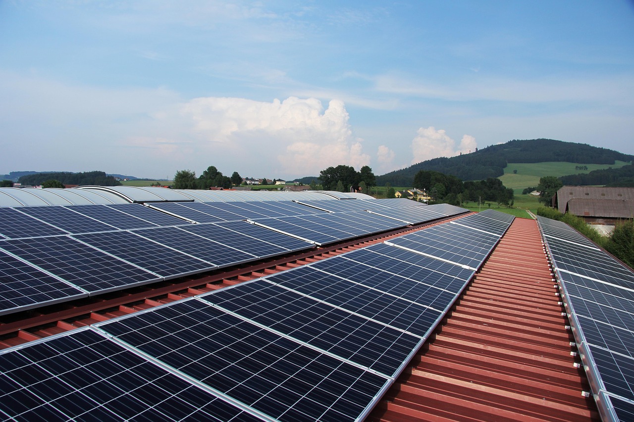 solar energy, solar panels, photovoltaics, nature, panels, sun, sky
